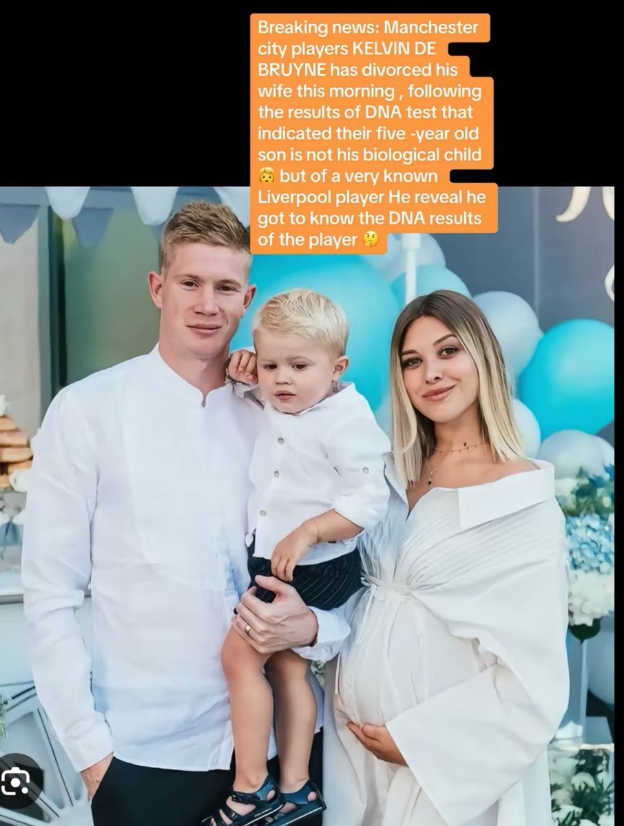 HOT Report that Kevin De Bruyne 5 year old boy isnt his