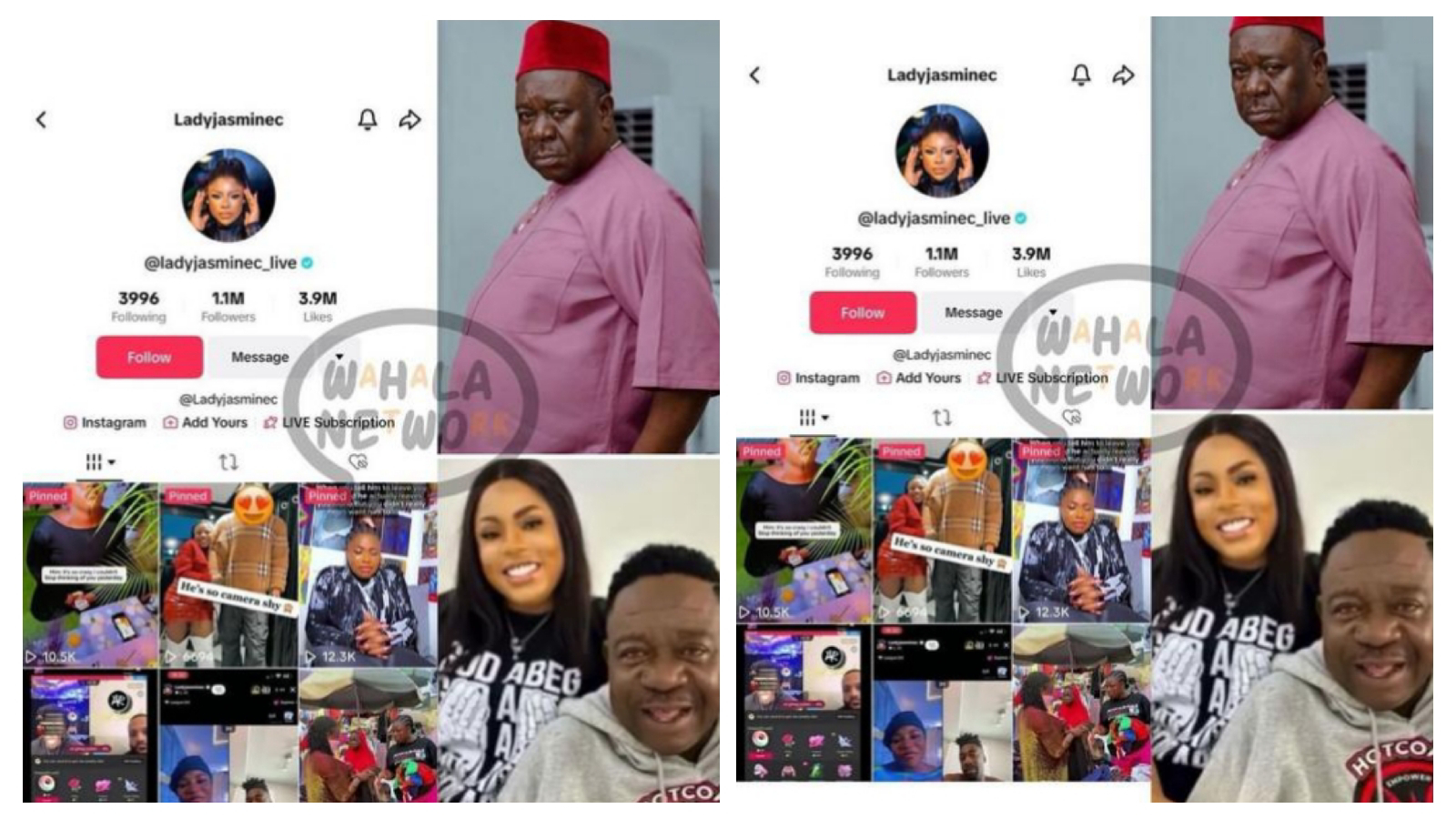 PHOTO Outrage as Non biological daughter Lady Jasmine removed Mr Ibu
