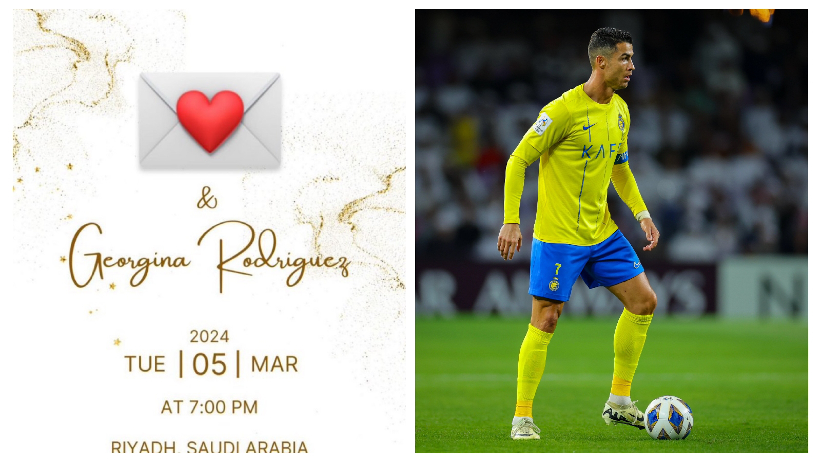 PICTURE Reactions to trending wedding invitation card IV of Cristiano