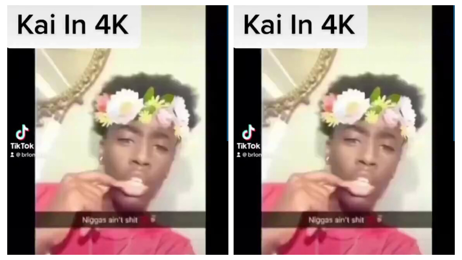VIDEO A BARBZ Kai Cenat acting zesty with Snapchat flower