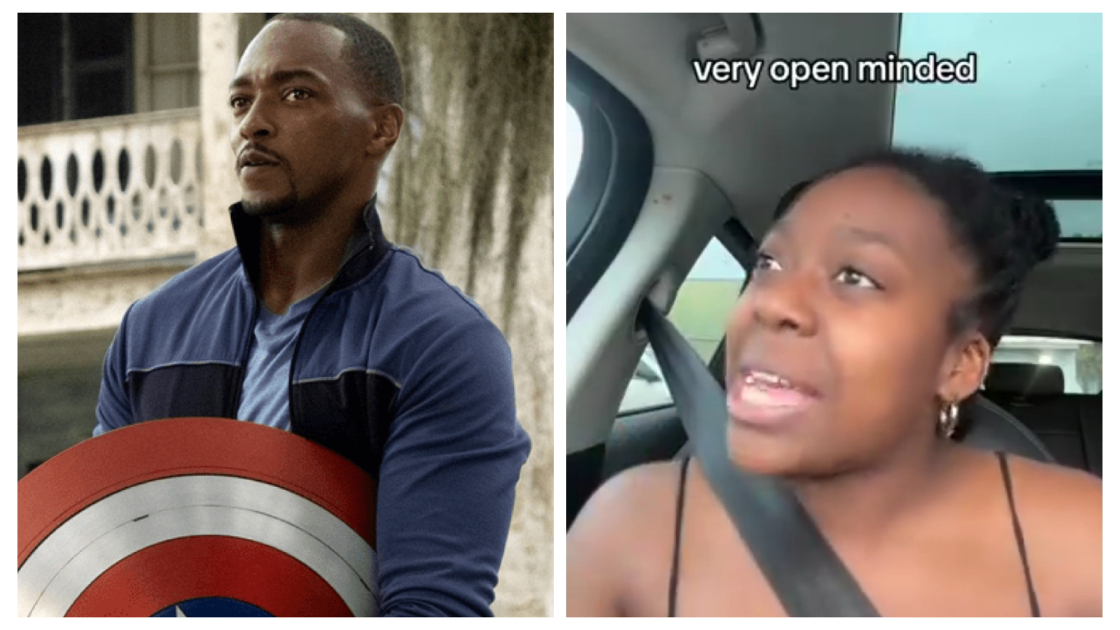 VIDEO Anthony Mackie smoking cigar in his truck as he
