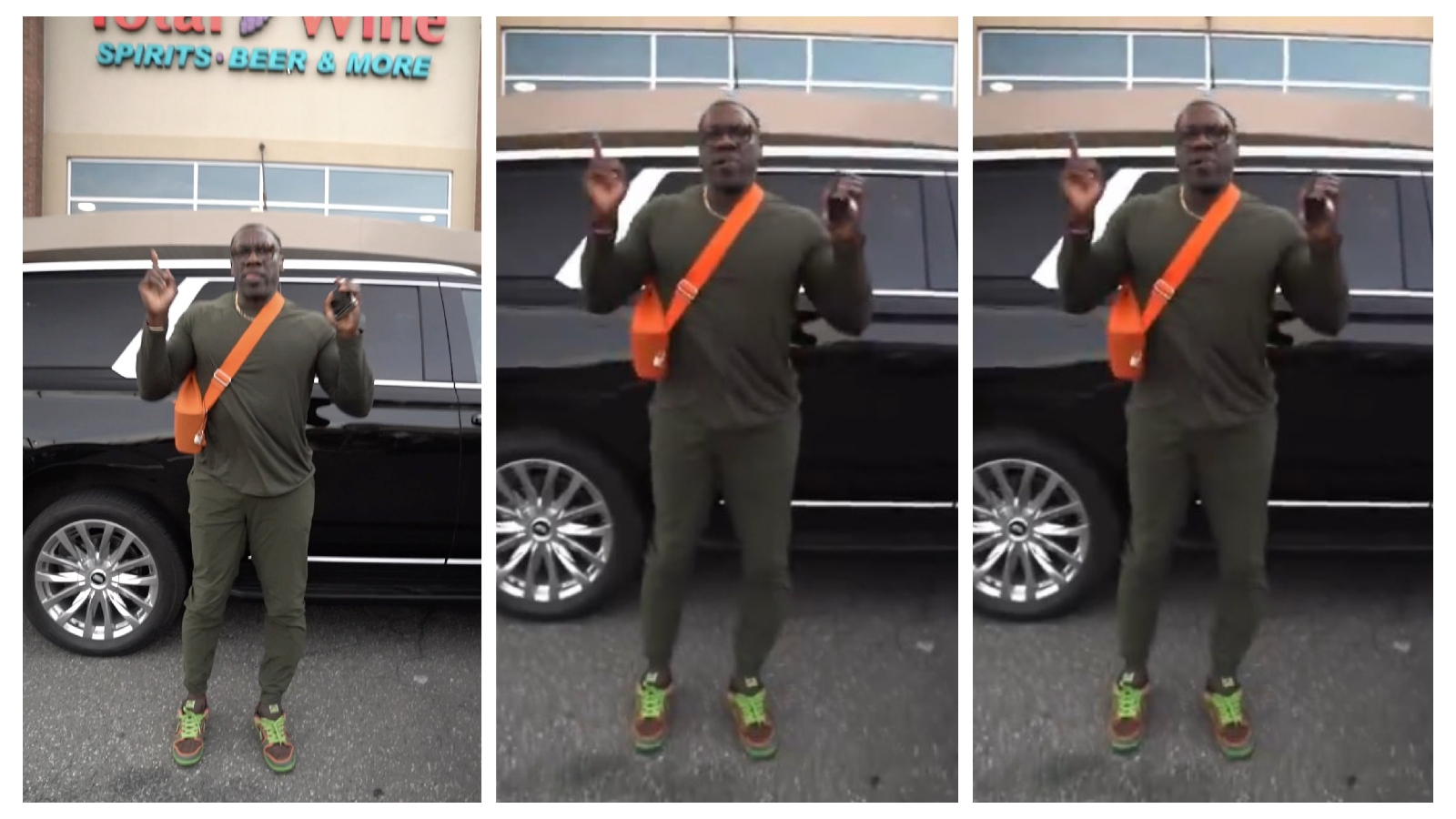 VIDEO Fans mock Shannon Sharpe wearing matching tight outfit and