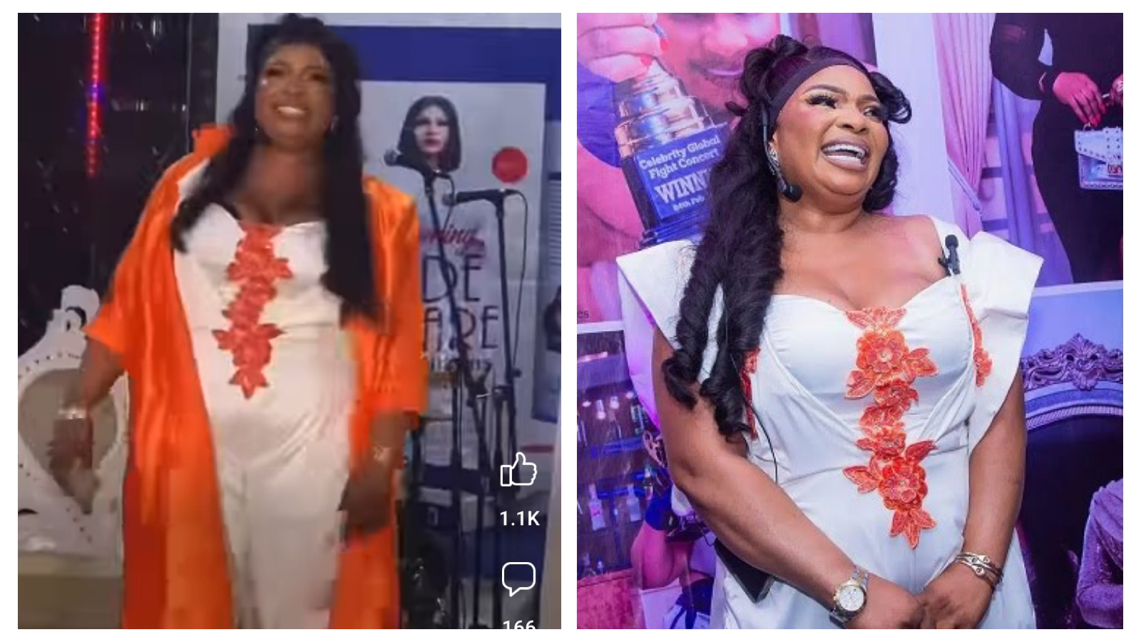 VIDEO Reactions as Laide Bakare dancing Twe Twe by Kizz