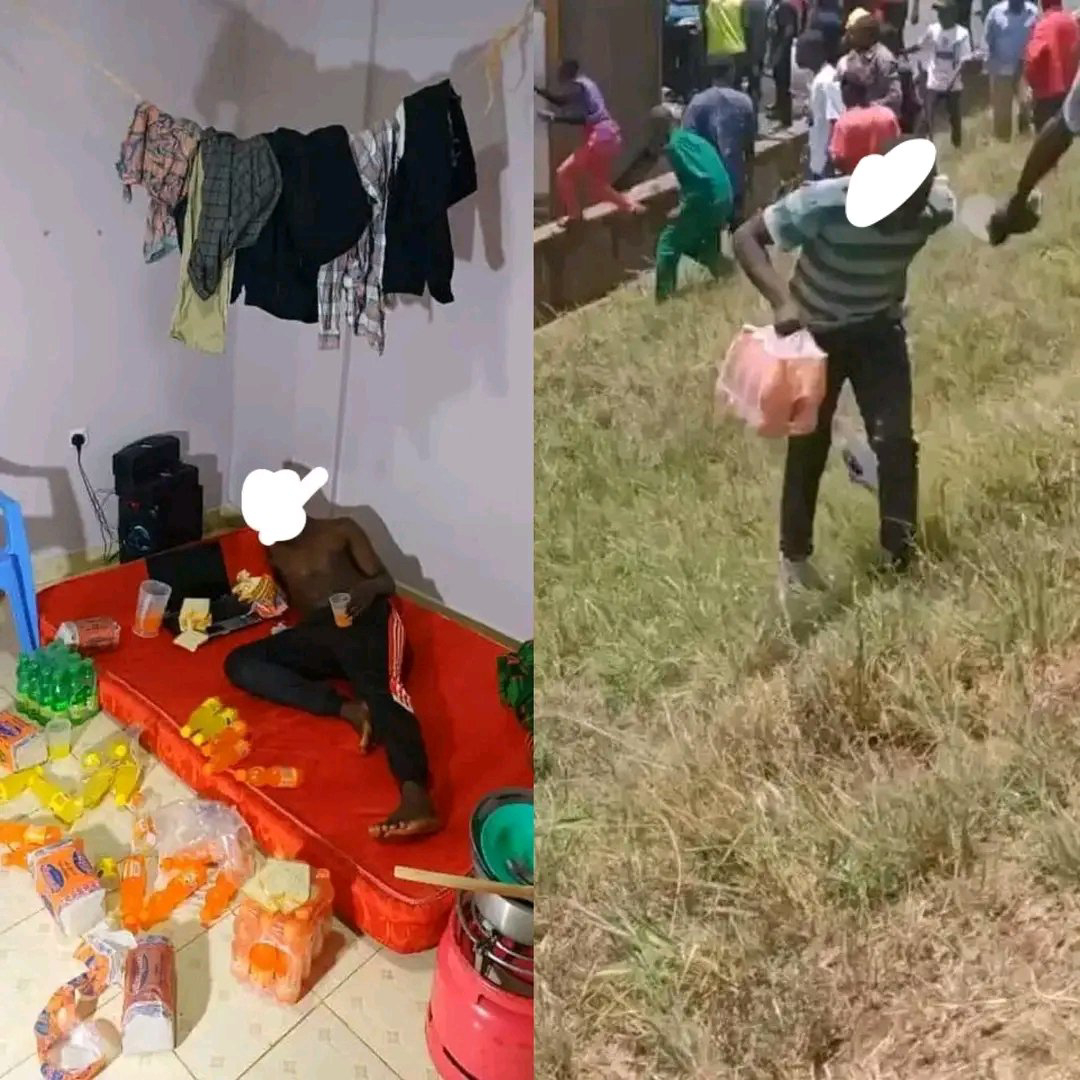 VIDEO Resting Kenyan man on bed as Juja residents scramble