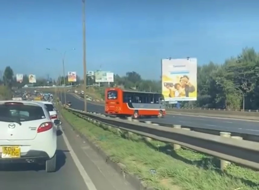 VIDEO Super Metro makes U turn on Thika highway in viral