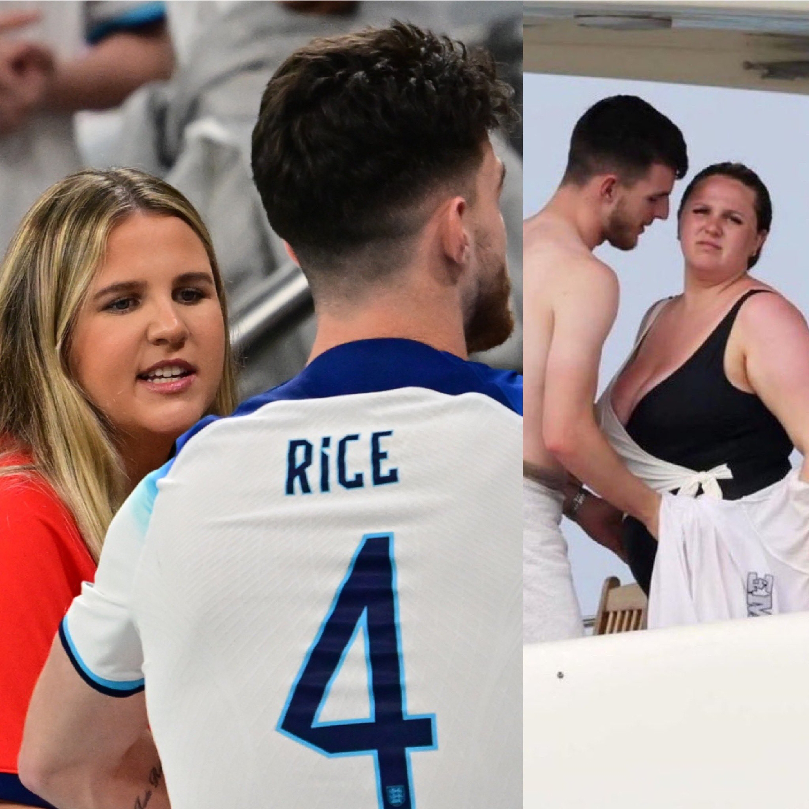 Declan Rice defends his girlfriend as Trolls said she is