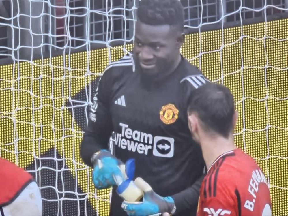 VIDEO Laughters to Andre Onana putting vaseline on his goalkeeper
