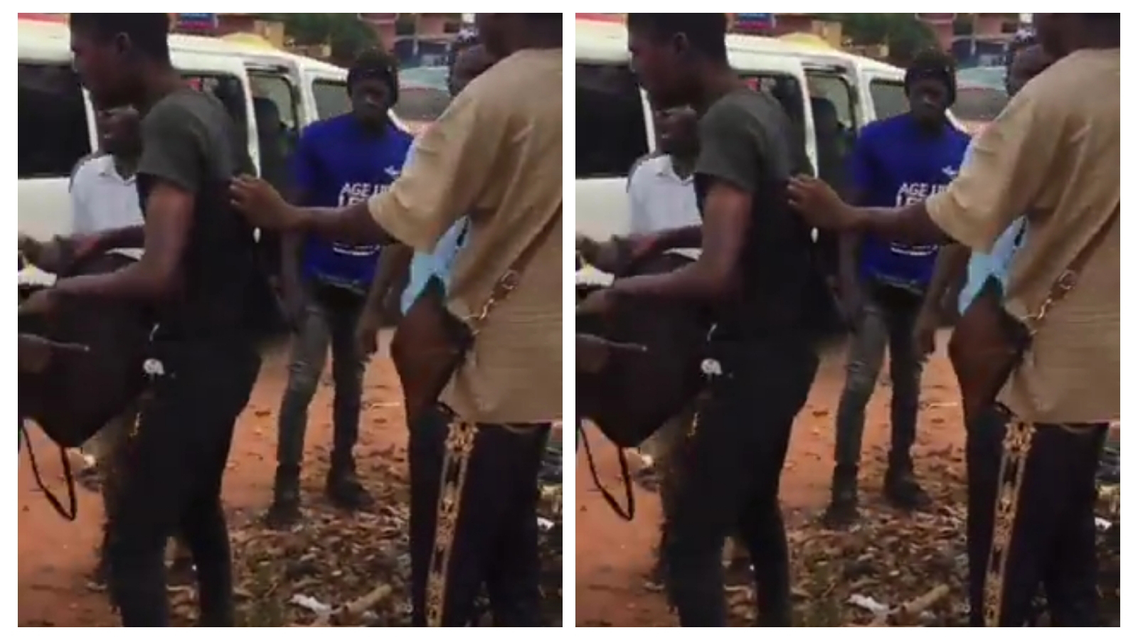 VIDEO Tedua dick thief caught and beaten in Foster Home