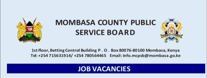 200 Vacancies Open At Mombasa County Public Service Board