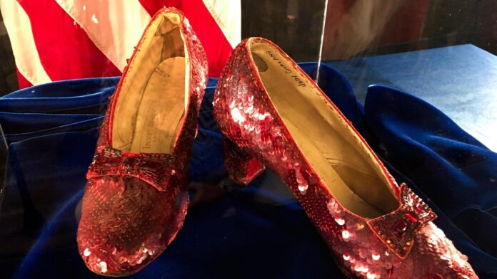 A second man is charged in connection with 2005 theft of ruby slippers worn in ‘The Wizard of Oz’