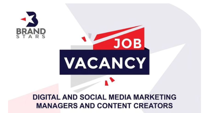Brand Stars Hiring Digital And Social Media Marketing Managers And Content Creators