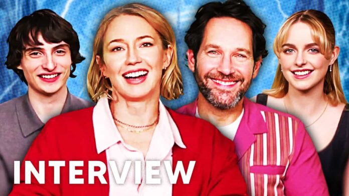 Ghostbusters Frozen Empire: Interviews with Paul Rudd, Carrie Coon, Finn Wolfhard and McKenna Grace