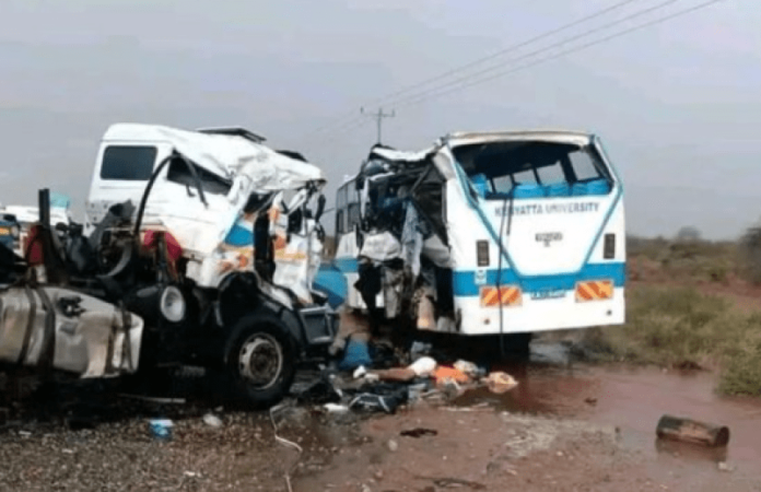 Several Kenyatta University students die in Voi accident