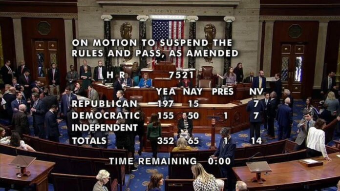 House of Representatives Passes Legislation to Potentially Ban TikTok in the U.S.