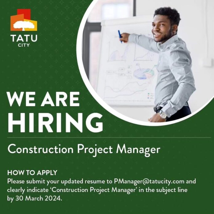 Tatu City Hiring Construction Project Manager