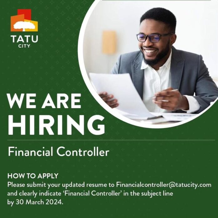 Tatu City Hiring Financial Controller