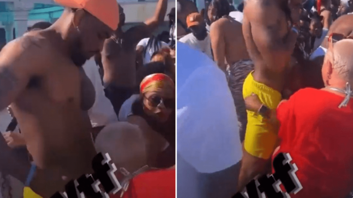 Full Video: Watch What These Young Boys & Old Women Are Doing At This Pool Party