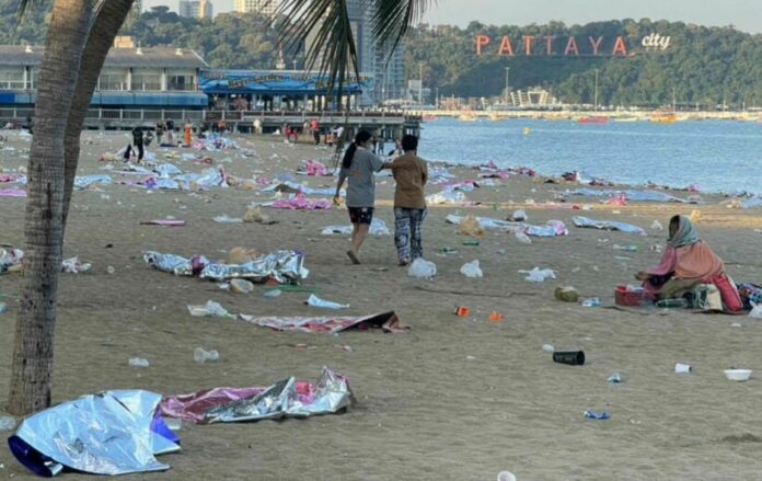 Pattaya’s post-Songkran clean-up disposes 20 tonnes of trash