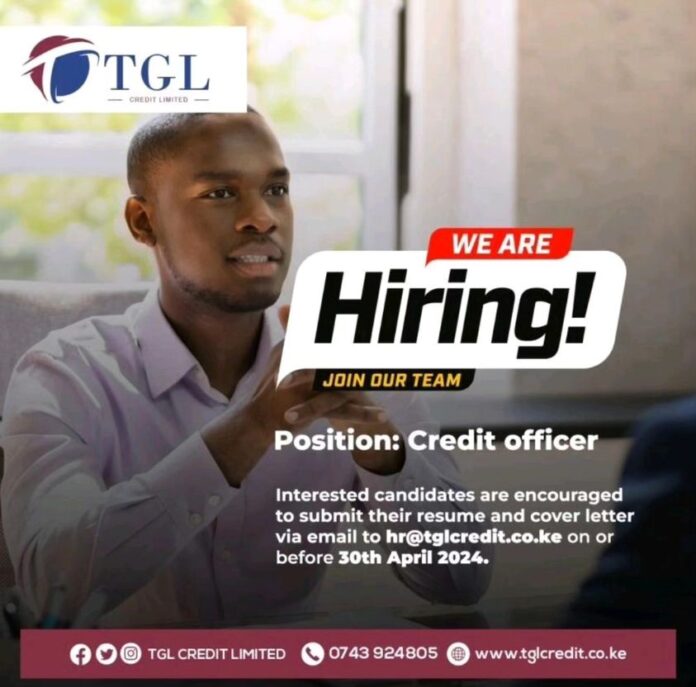 TGL Hiring Credit Officer