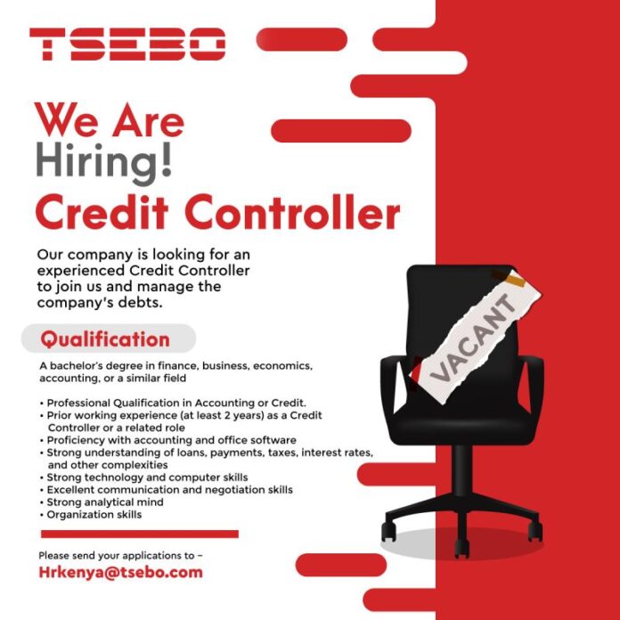 Tsebo Hiring Credit Controller