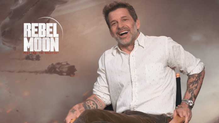 Zack Snyder Dives Deep into ‘Rebel Moon: Part Two – The Scargiver’: Top 4 Films, World-Building Approach, Redemption Themes, and Casting Dreams Unveiled