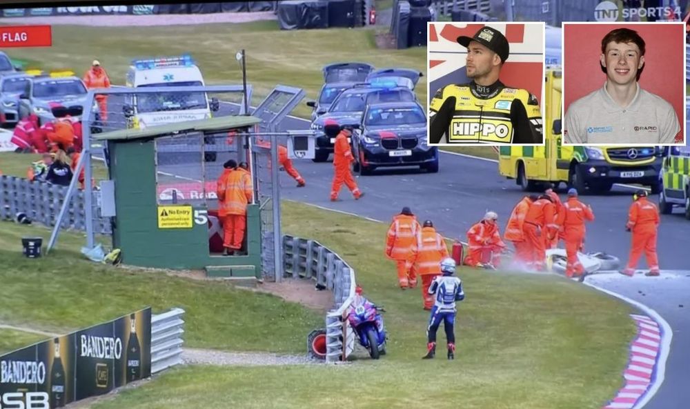 BRITISH SUPERSPORT CRASH VIDEO